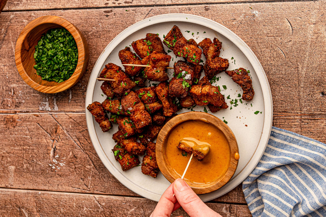 Crispy Air Fryer Pork Belly Bites