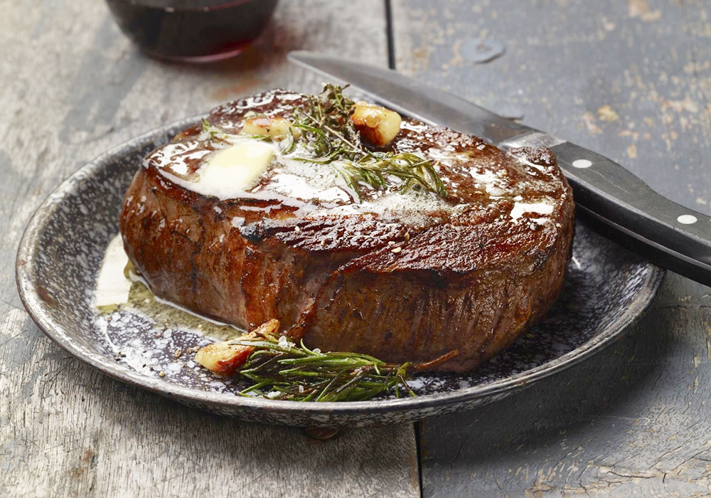 Chef Chris Coombs Ribeye Steaks with Herb Butter Thomas Farms