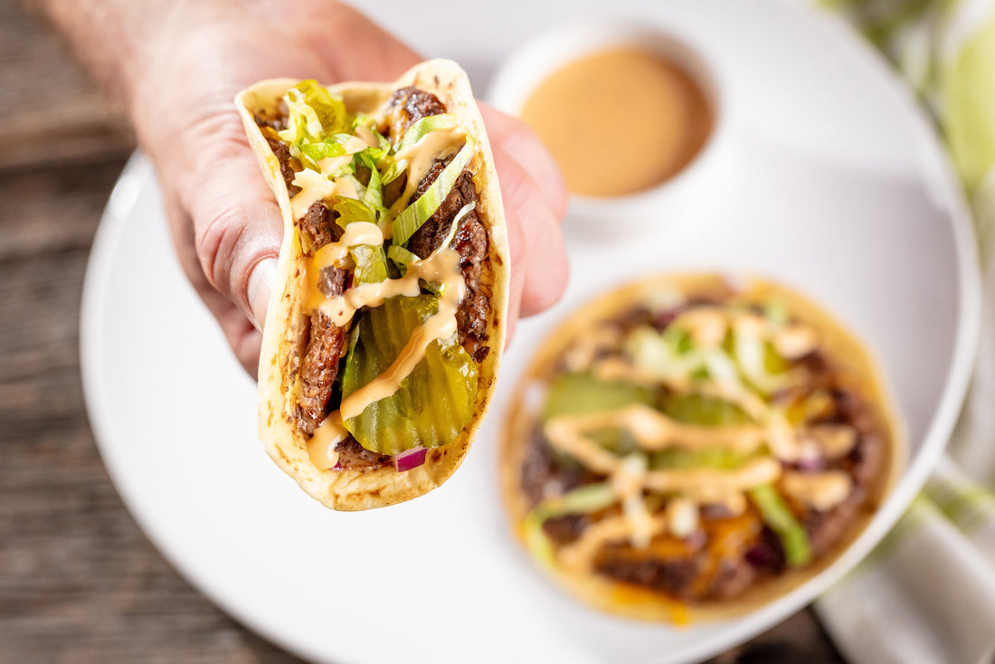 Smash Burger Tacos