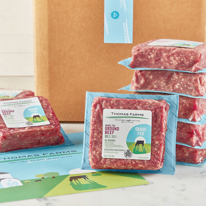 85/15 Grass Fed Ground Beef, 12 Pack
