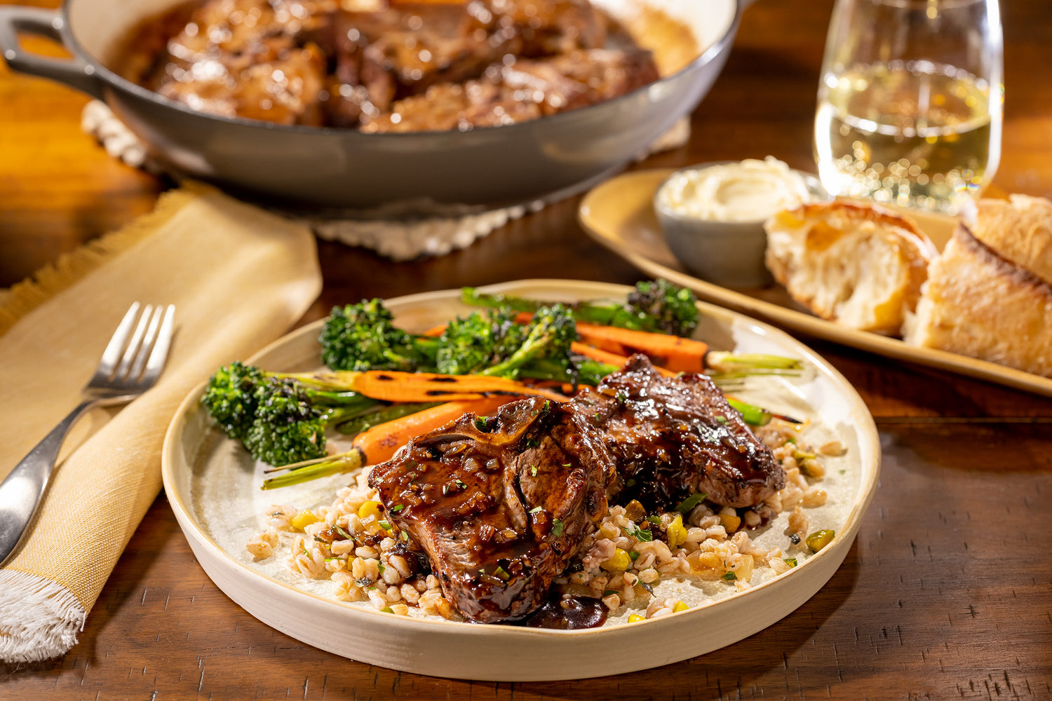 Lamb Chops with Balsamic Honey Glaze Thomas Farms