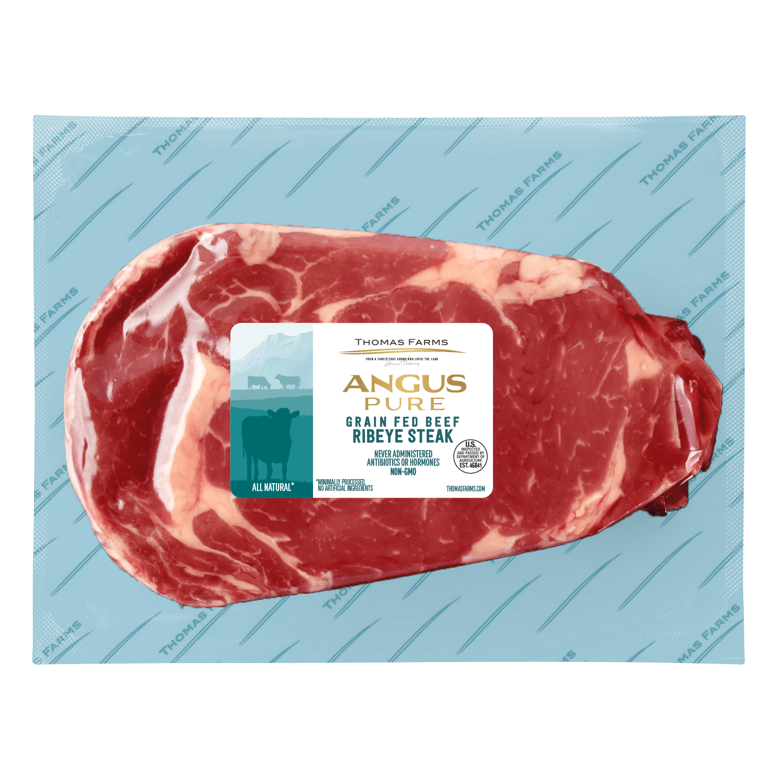 Grain Fed Angus Ribeye Steak – Thomas Farms