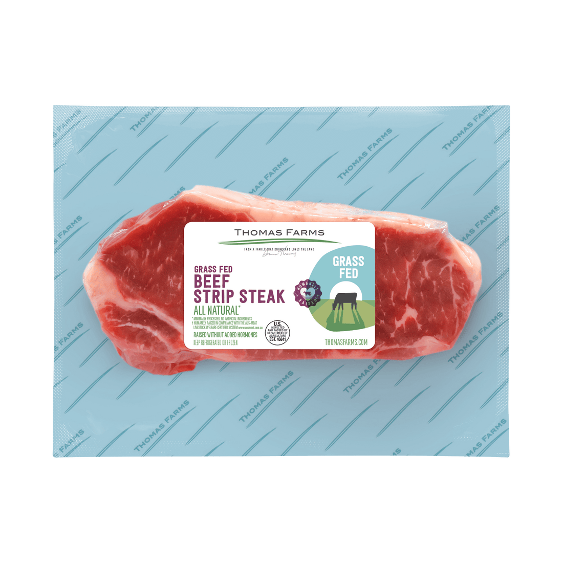 Grass Fed Beef Strip Steak Thomas Farms