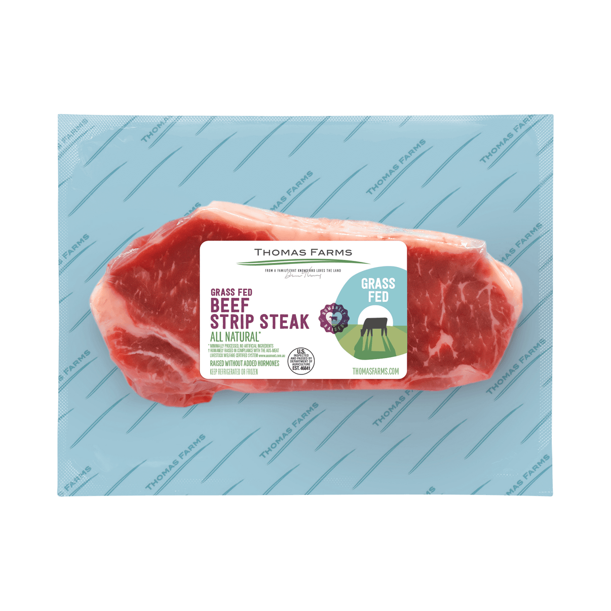Grass Fed Beef Strip Steak Thomas Farms