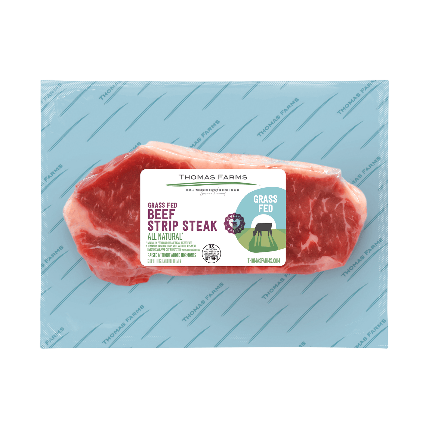Grass Fed Beef Strip Steak Thomas Farms