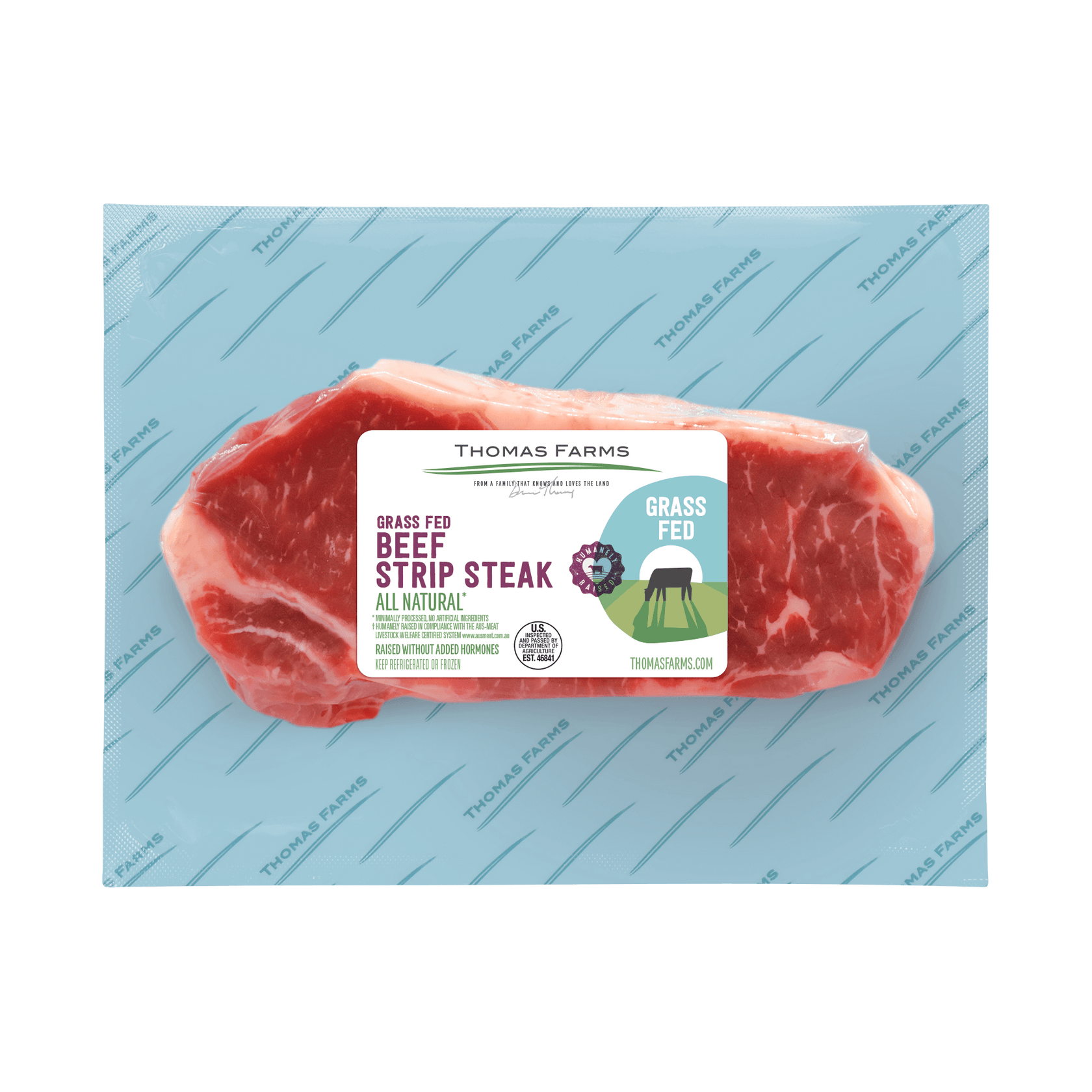 Grass Fed Beef Strip Steak Thomas Farms