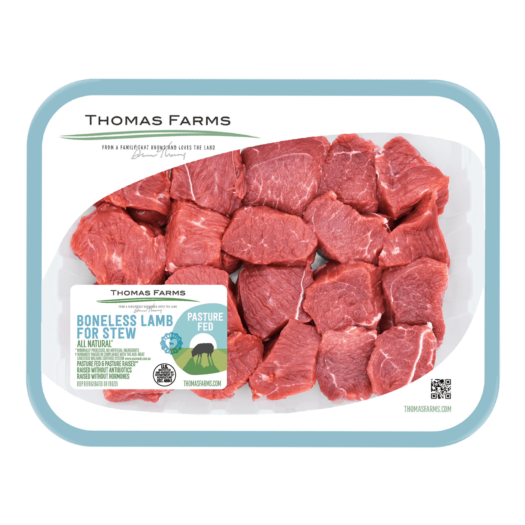 TF Lamb Stew Meat (Boneless or Bone-in)