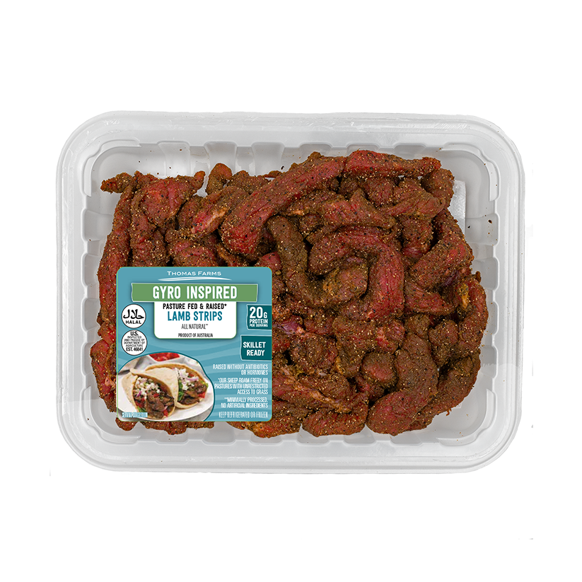 Gyro Inspired Lamb Strips