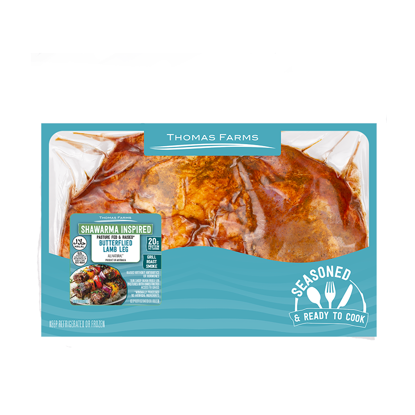 Shawarma Inspired Butterflied Lamb Leg