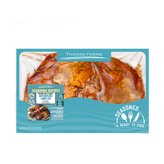 Shawarma Inspired Butterflied Lamb Leg